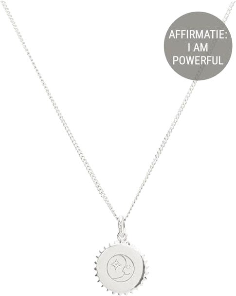 Vedder & Vedder Vedder & Vedder Collier Affirmation Zilver Powerfull 45cm Zilver