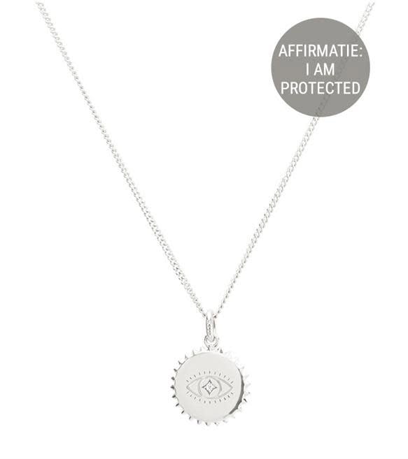 Vedder & Vedder Vedder & Vedder Collier Affirmation Zilver Protection 45cm Divers