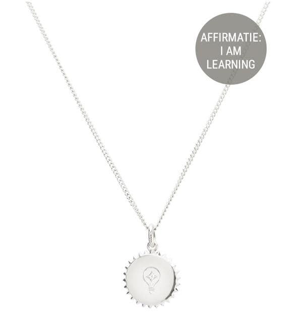Vedder & Vedder Vedder & Vedder Collier Affirmation Zilver Learning 45cm Zilver