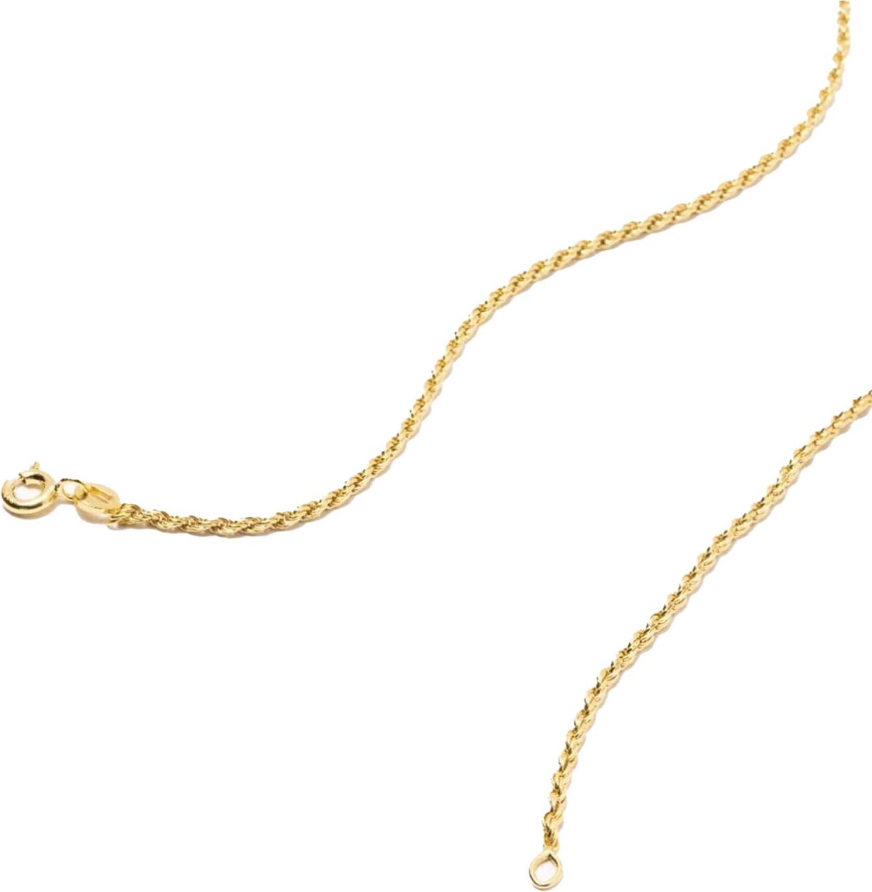 Vedder & Vedder Vedder & Vedder Ruby Rope Tag D Kettingen Goud Ruby Rope D Goud