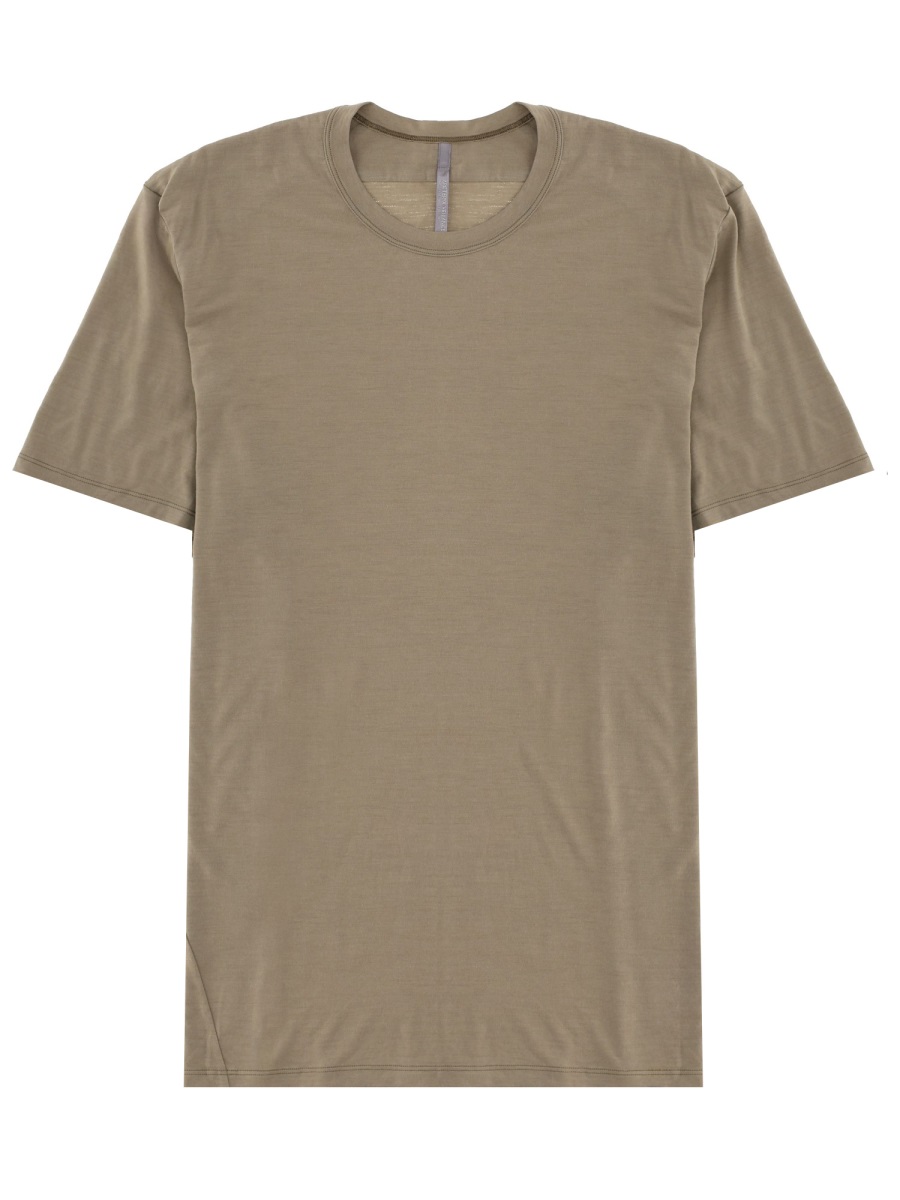 Veilance Fine-Knit Minimalist Seam T-Shirt Bruin
