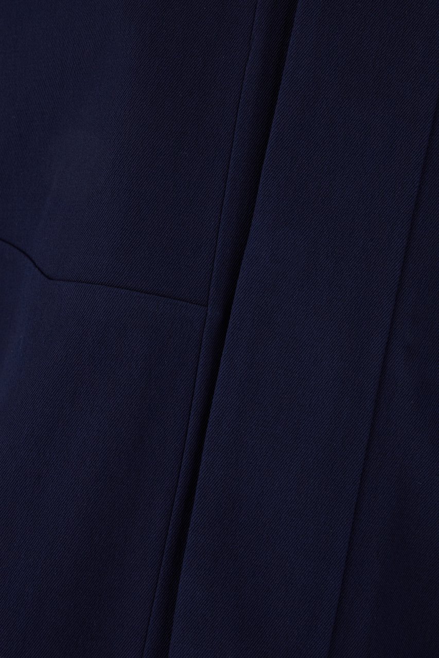 Veilance Navy blue stretch wool blend jacket Blauw