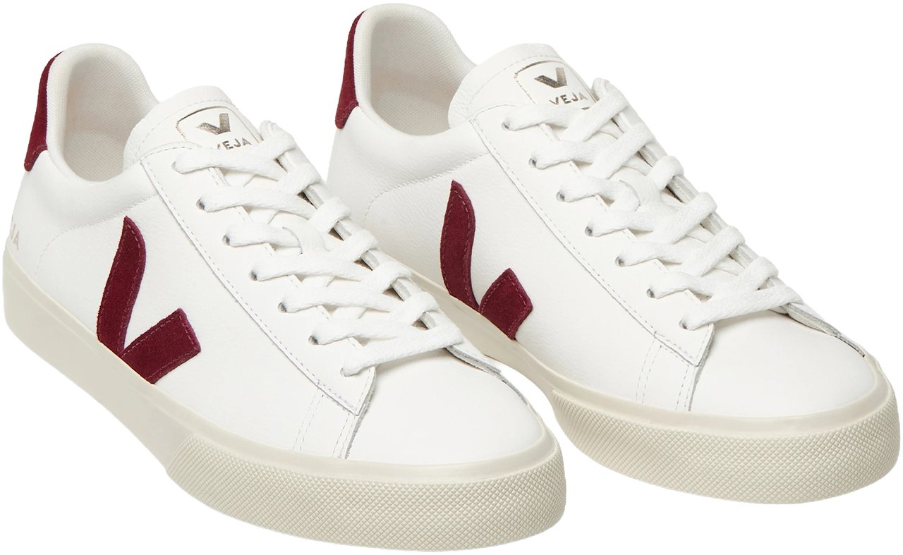 Veja Sneakers White_Grenat Wit