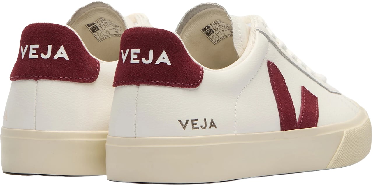 Veja Sneakers White_Grenat Wit