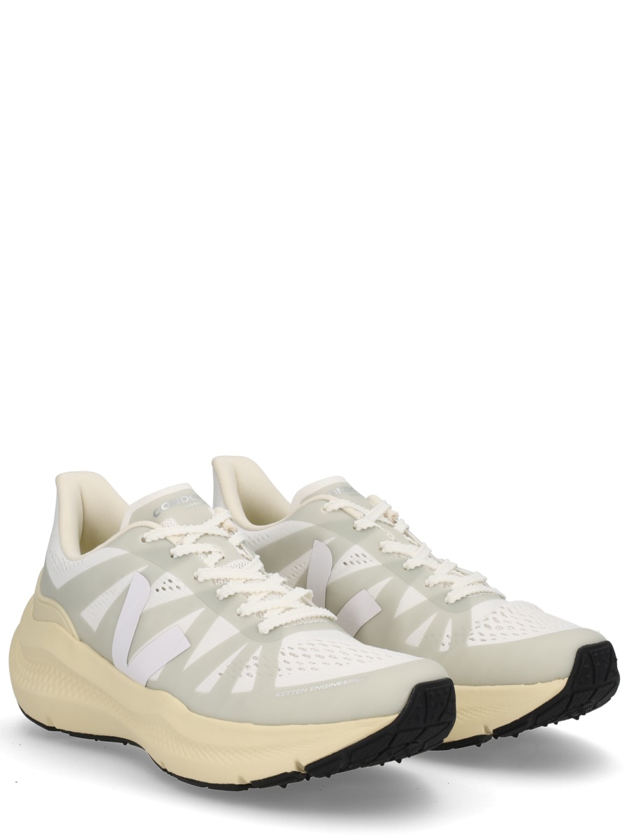Veja Breathable Mesh Sneakers with Cushioned Sole Neutraal