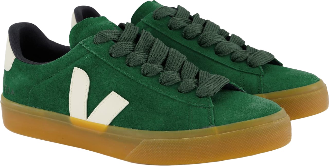 Veja Dames Campo Suede Groen