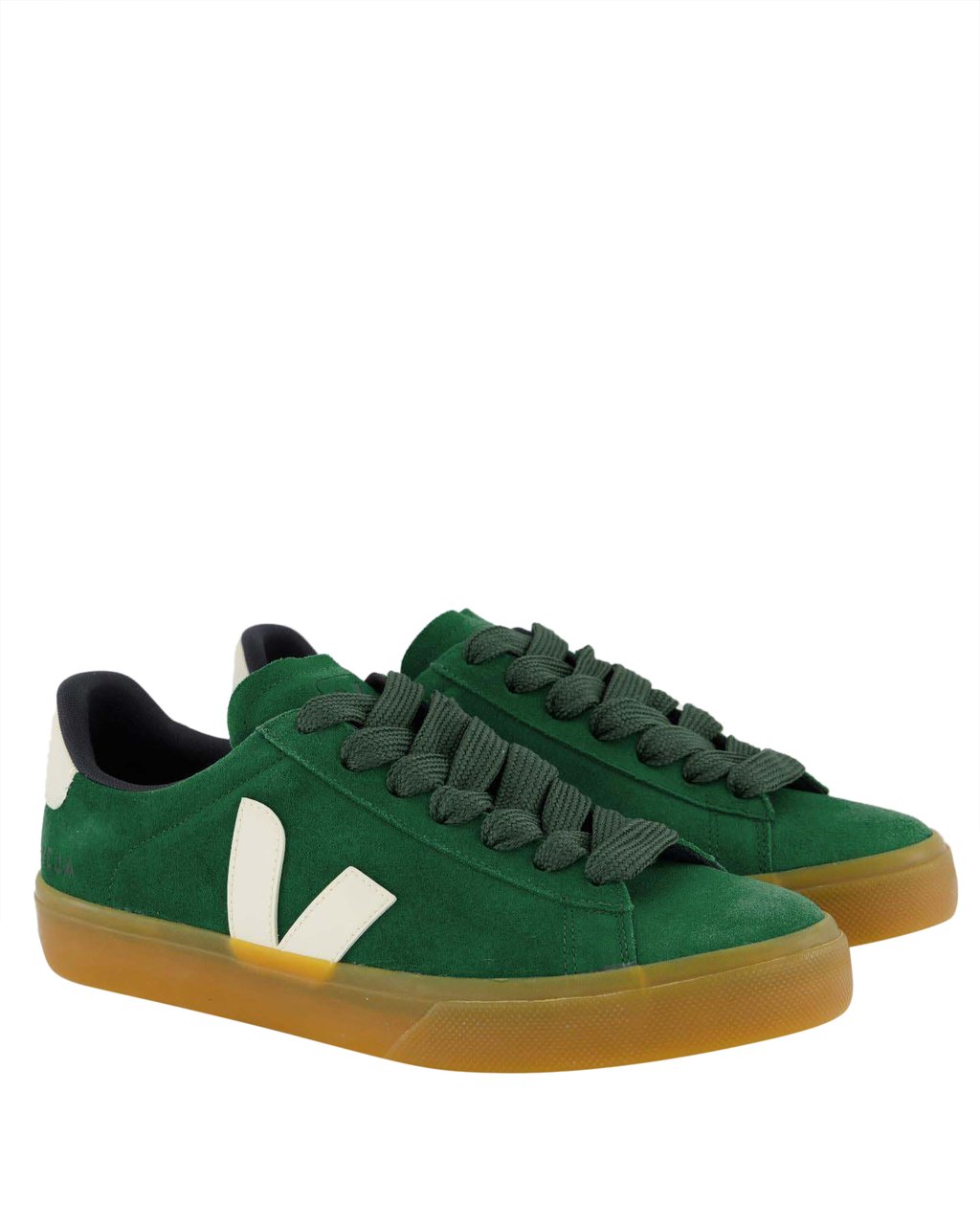 Veja Dames Campo Suede Groen