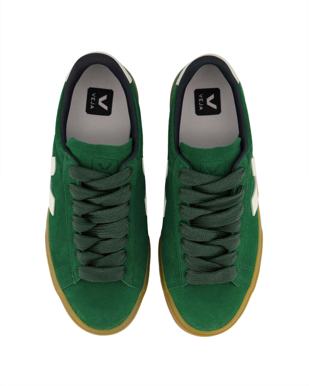 Veja Dames Campo Suede Groen