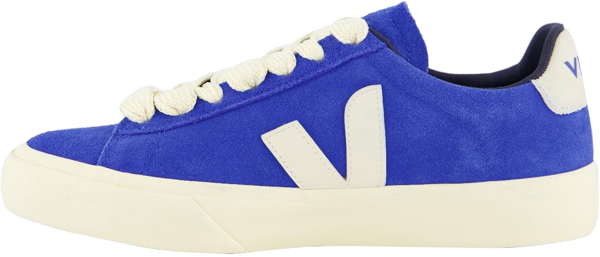 Veja Dames Campo Suede Sneaker Blauw Blauw