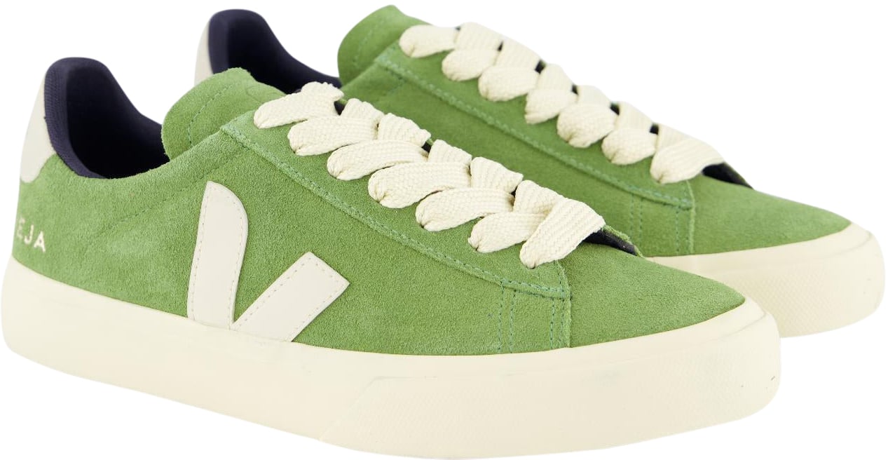 Veja Dames Campo Suede Sneaker Groen Groen
