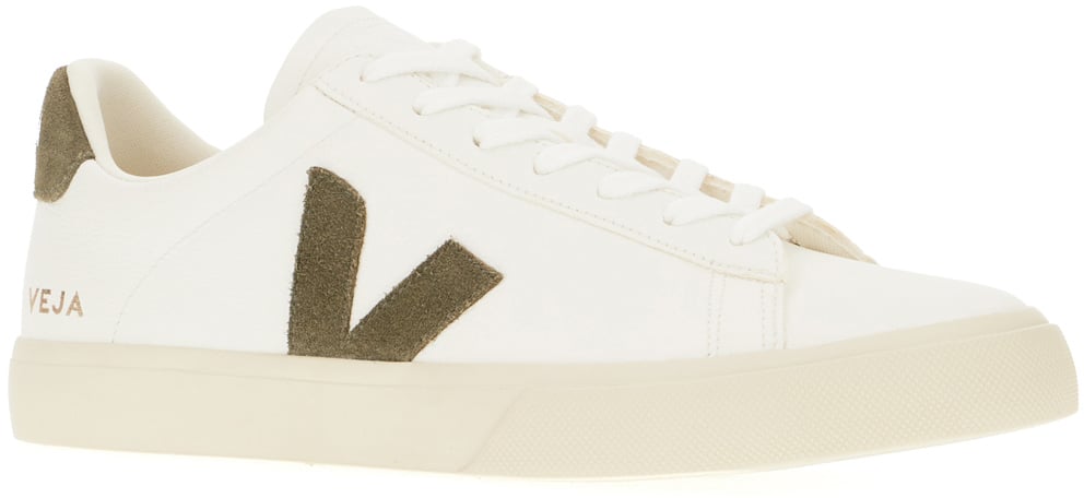 Veja White leather Campo sneakers Wit