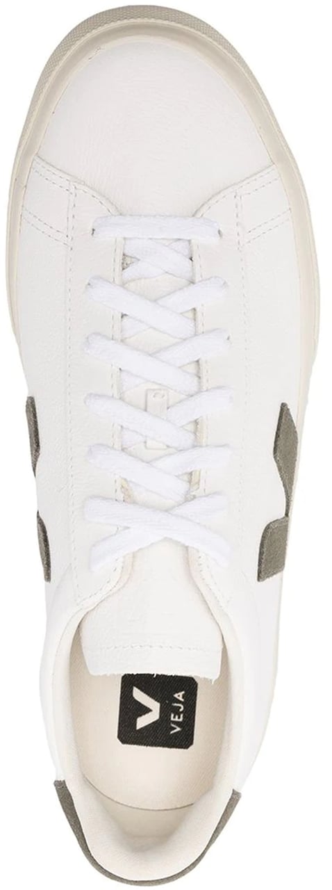 Veja Sneakers Extra White Kaki Wit