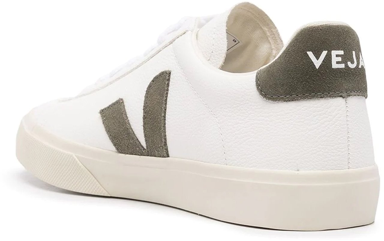 Veja Sneakers Extra White Kaki Wit