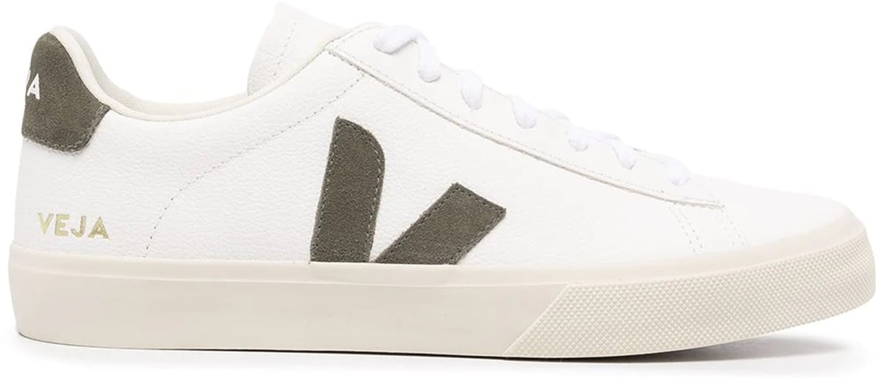 Veja Sneakers Extra White Kaki Wit