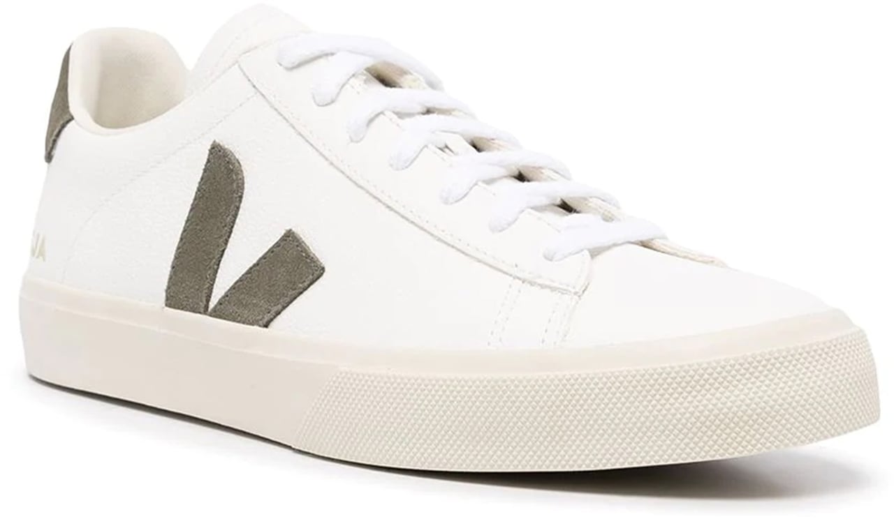 Veja Sneakers Extra White Kaki Wit