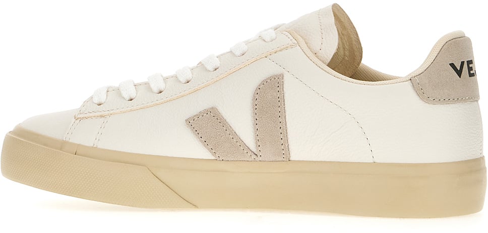 Veja Veja White leather Campo Chromefree sneakers Wit