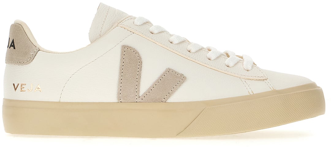 Veja Veja White leather Campo Chromefree sneakers Wit