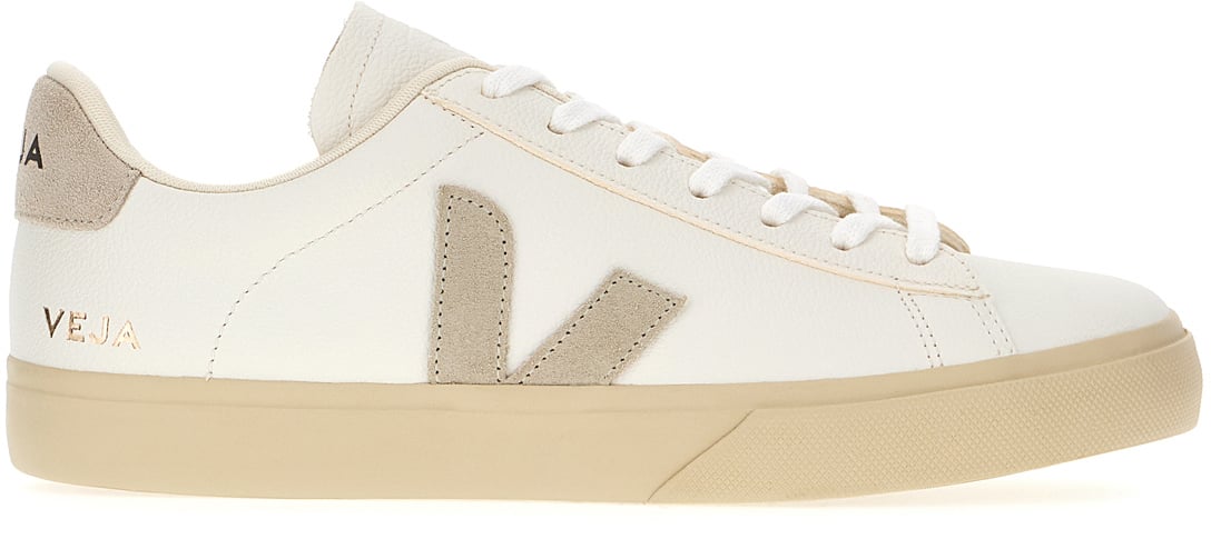 Veja Veja White leather Campo Chromefree sneakers Wit