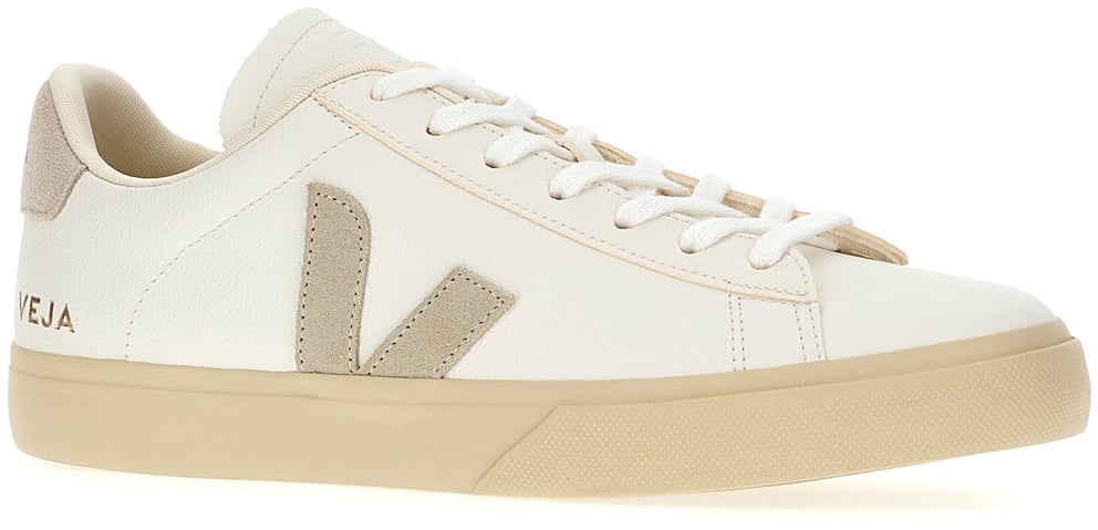 Veja Veja White leather Campo Chromefree sneakers Wit