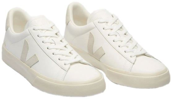 Veja Sneakers Bianco/Naturale Wit
