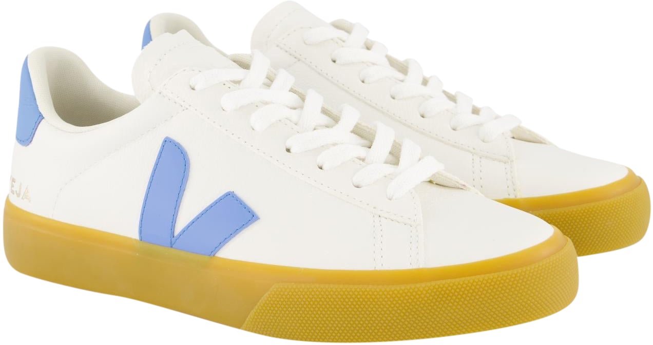 Veja Dames Campo Sneaker Wit/Blauw Wit
