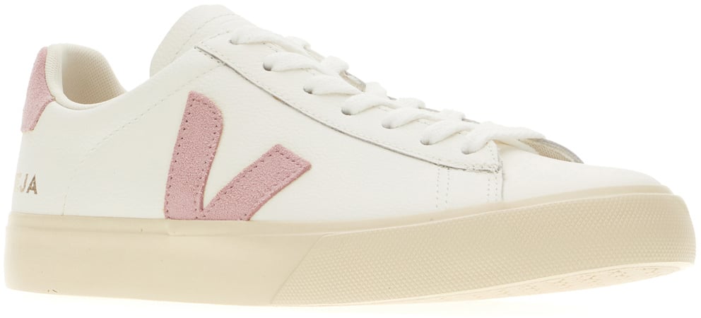 Veja White leather Campo sneakers Wit