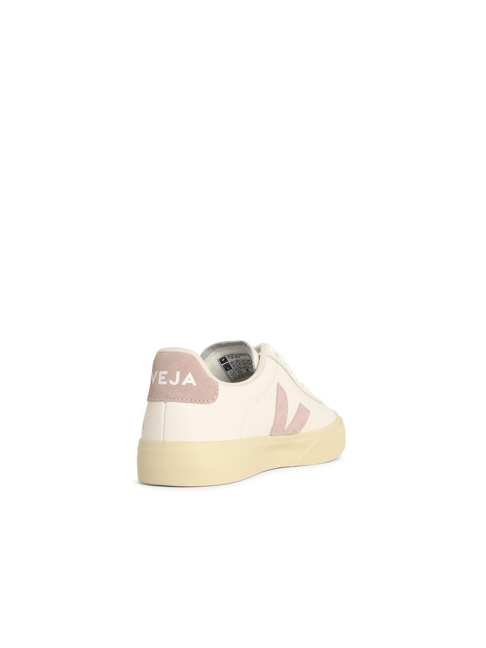 Veja 'Campo' White Leather Sneakers Neutraal