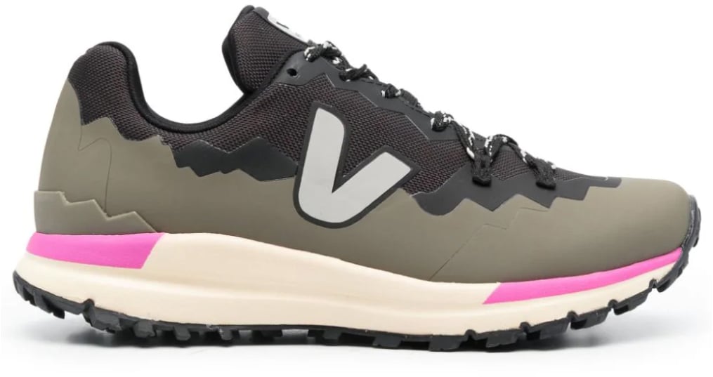 Veja Dames Fits Roz Trek Grijs/Khaki Groen