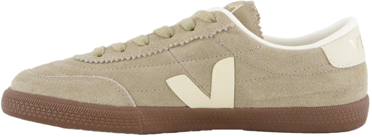 Veja Dames Panenka Suede Sneaker Taupe Groen