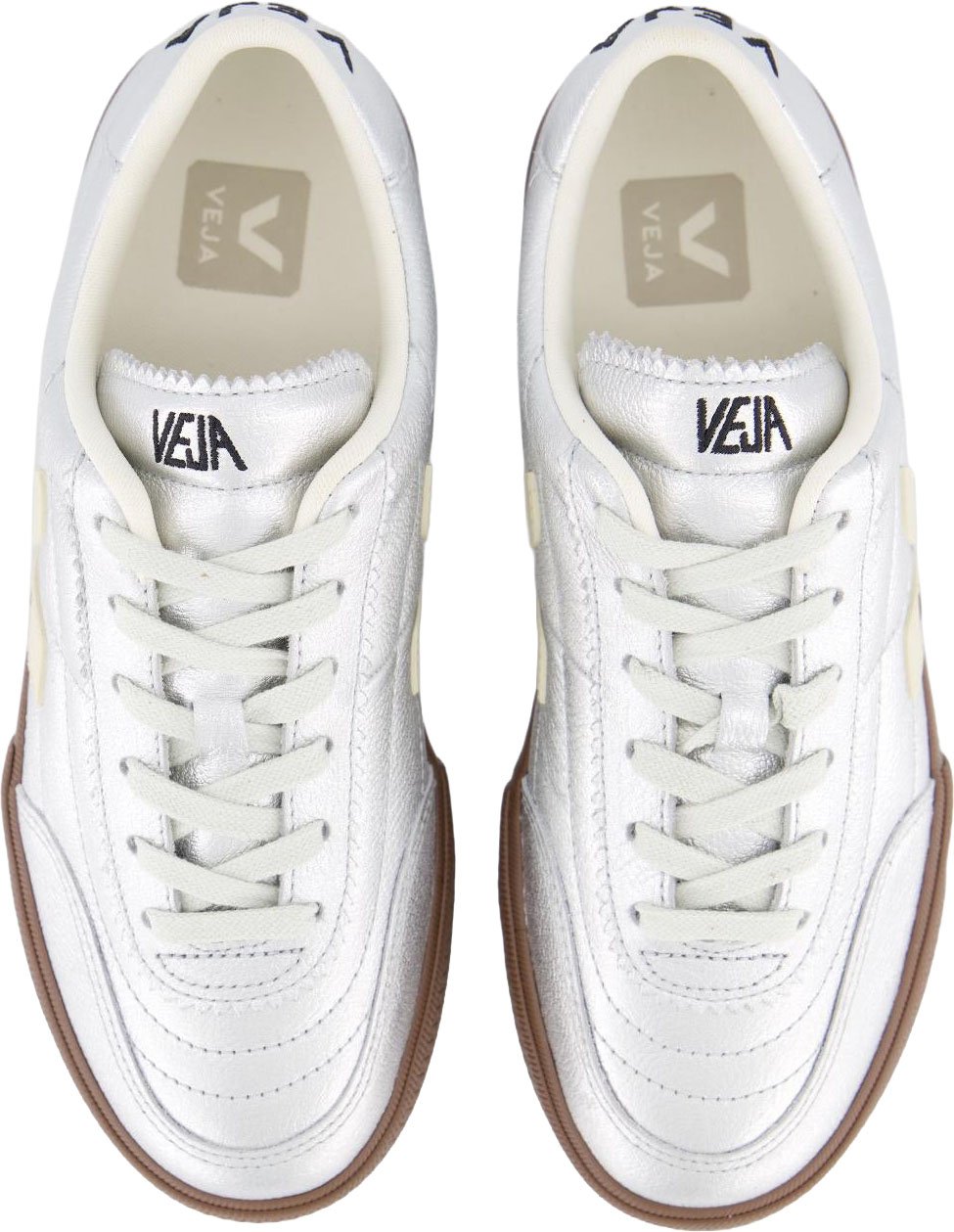 Veja Dames Panenka Leather Metallic Metallic