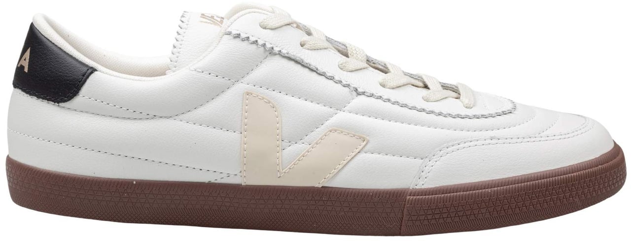 Veja Veja panenka leather sneakers in white and cream Wit