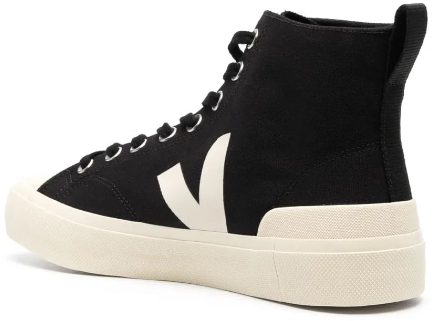 Veja Wata Ii Canvas High-top Sneakers Zwart