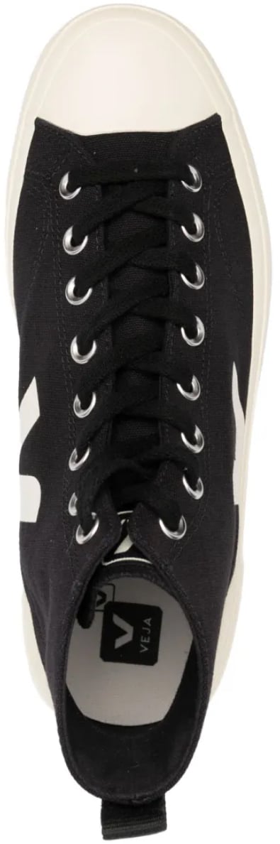 Veja Wata Ii Canvas High-top Sneakers Zwart