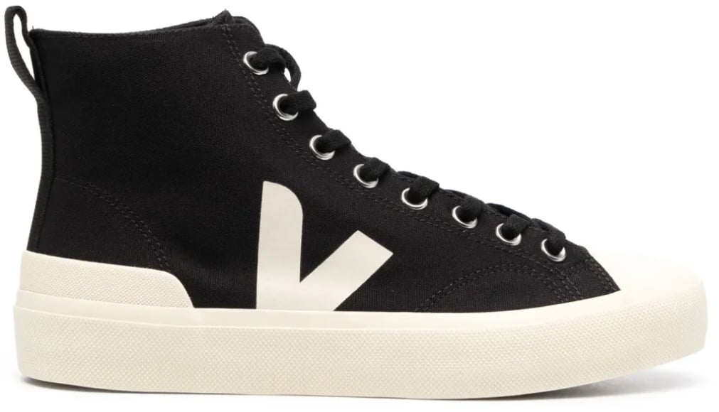 Veja Wata Ii Canvas High-top Sneakers Zwart