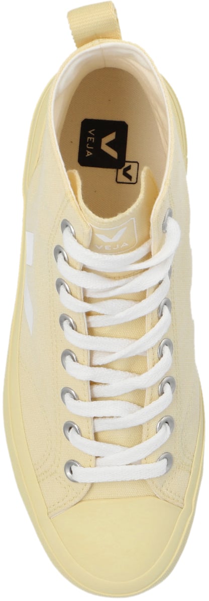Veja Wata Ii Canvas High-top Sneakers Beige