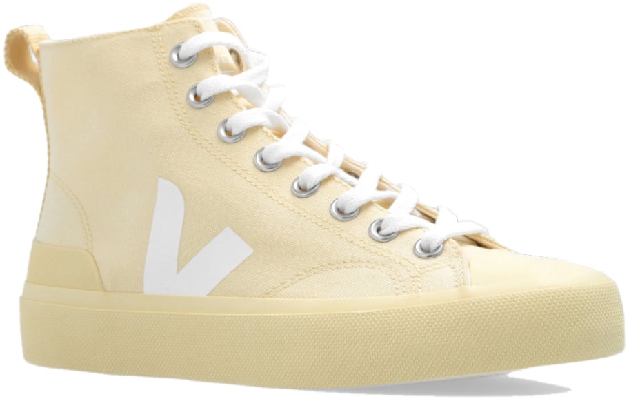 Veja Wata Ii Canvas High-top Sneakers Beige