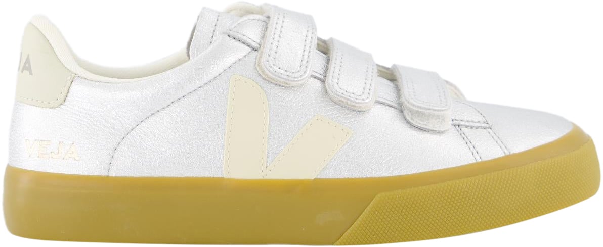 Veja Dames Recife Leather Sneaker Metalli Metallic