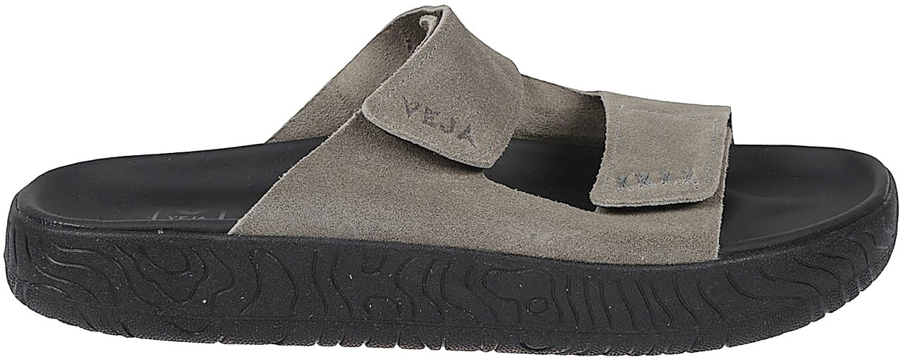 Veja Etna Touch-strap Platform Sandals Green Groen