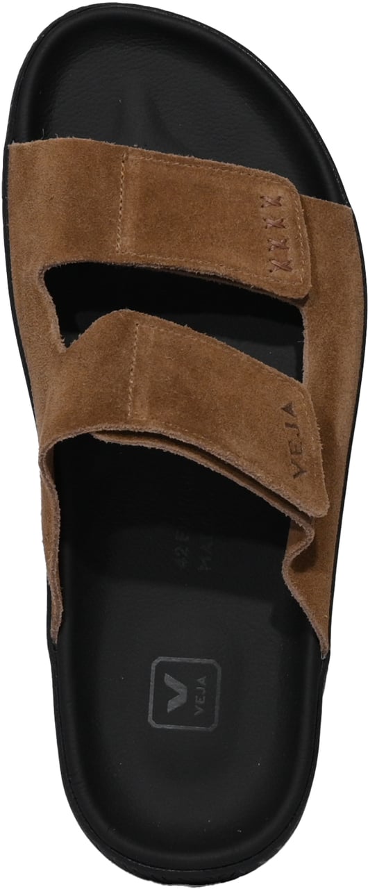 Veja Flat Shoes Brownbrownblack Bruin