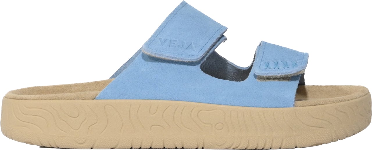 Veja Flat Shoes Aqua_Almond Lichtblauw