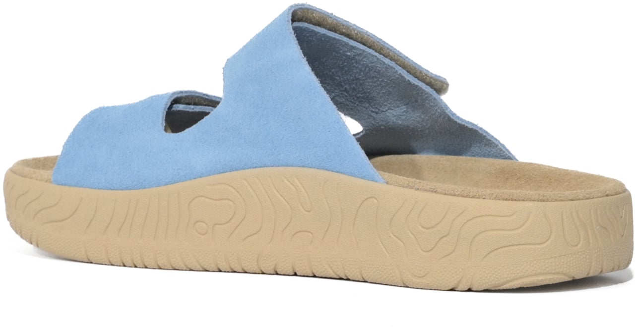 Veja Flat Shoes Aqua_Almond Lichtblauw