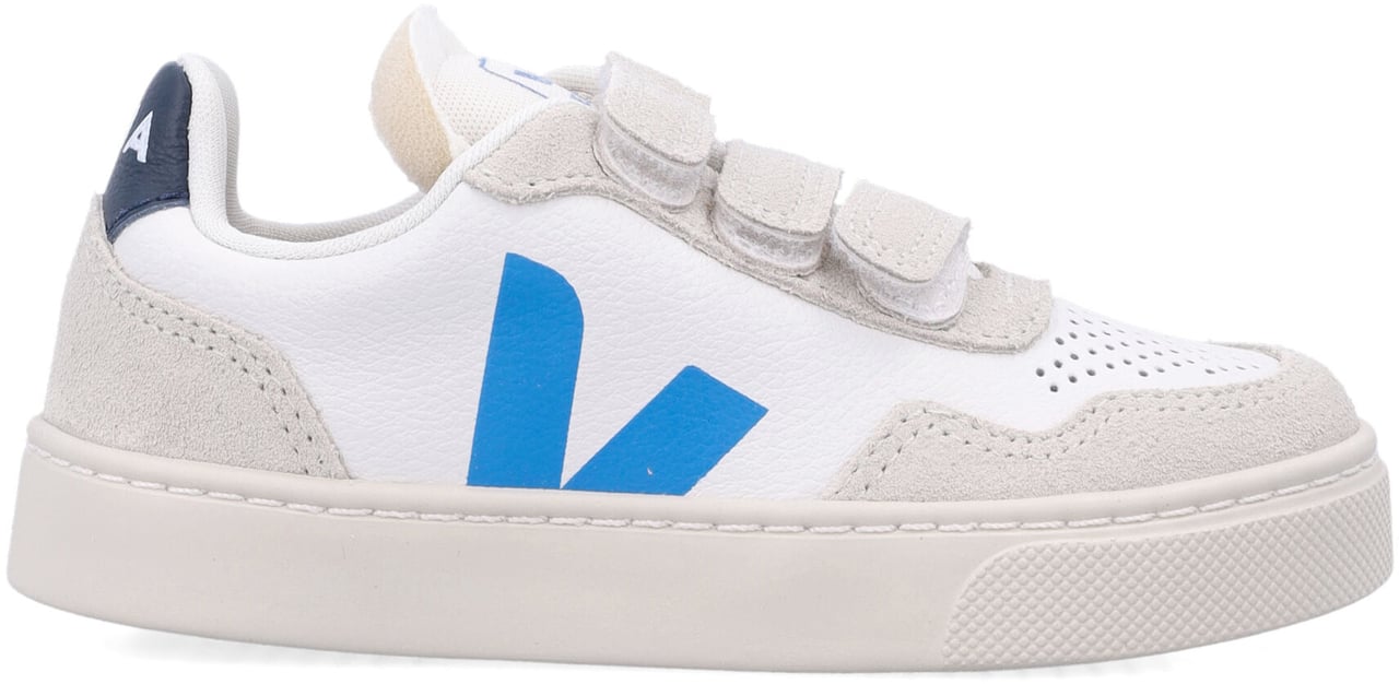 Veja Small V-90 White Bluette Blauw