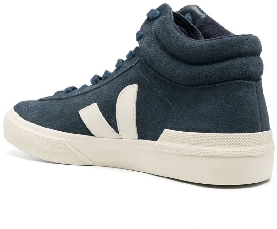 Veja Minotaur Suede Sneakers Blauw