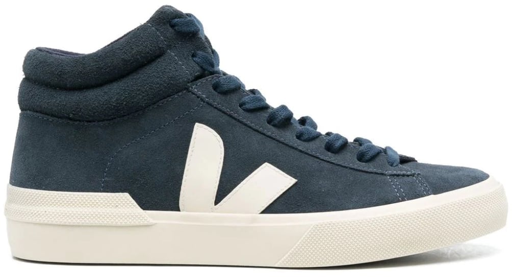 Veja Minotaur Suede Sneakers Blauw