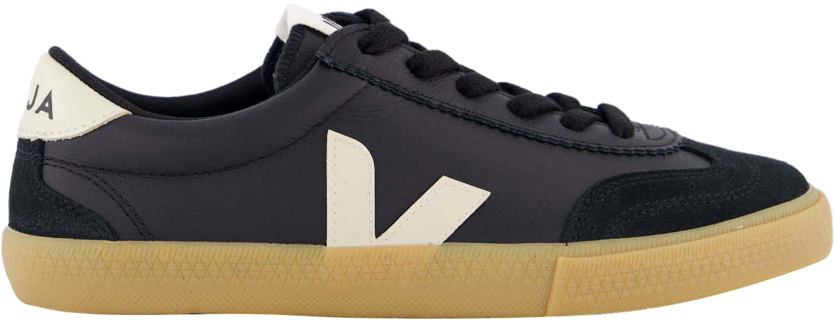 Veja Dames Volley Suede Sneaker Zwart