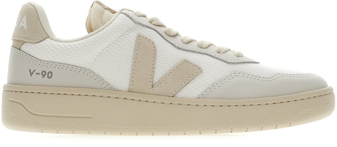 Veja Multicolor leather and mesh V-90 sneakers Divers