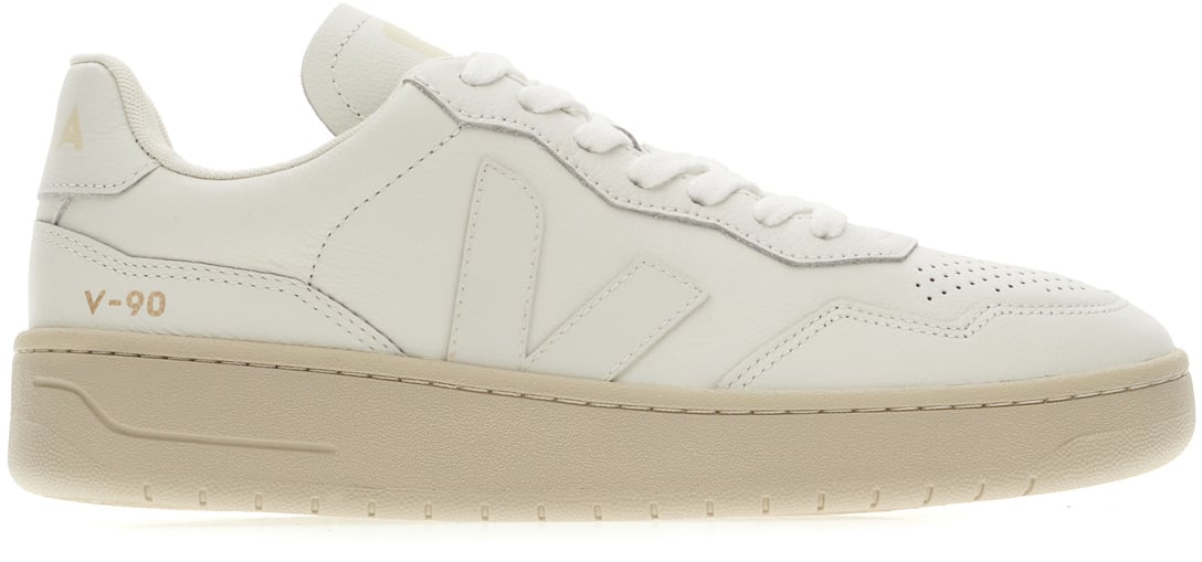 Veja Veja White leather V-90 sneakers Wit