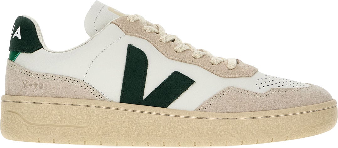 Veja Multicolor leather V-90 sneakers Divers