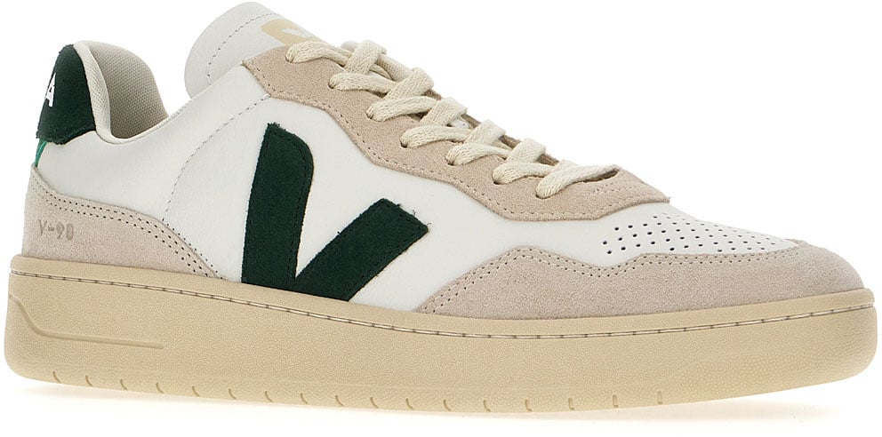 Veja Multicolor leather V-90 sneakers Divers