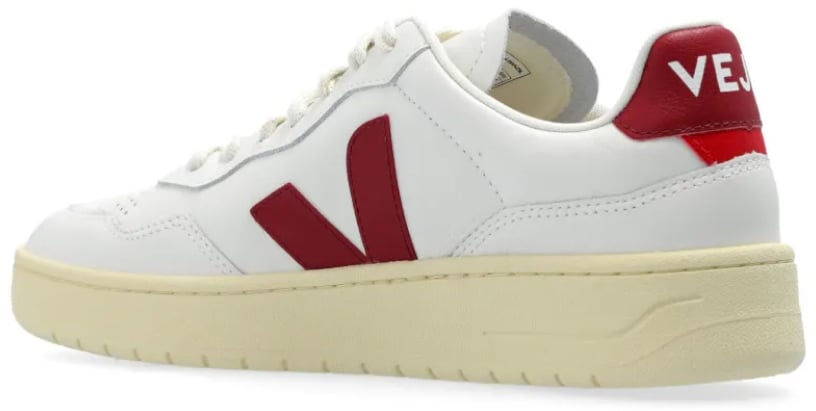 Veja V-90 O.t. Leather Sneakers Wit